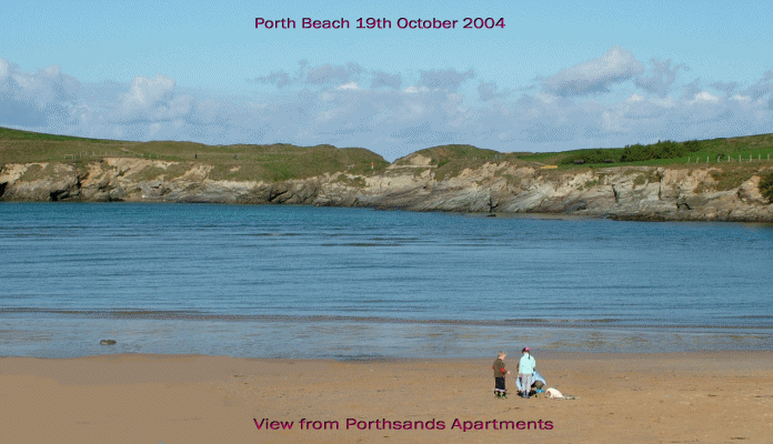 Porth beach great place any time of year....