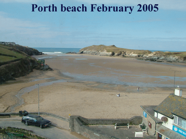 Porth Beach Feruary 2005